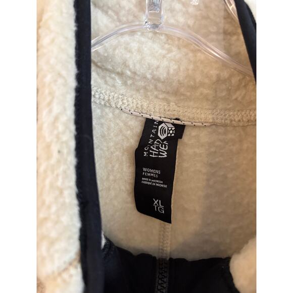 Mountain Hardwear Women’s HiCamp Fleece Pullover Size XL Half Zip Teal Pockets - Picture 5 of 7